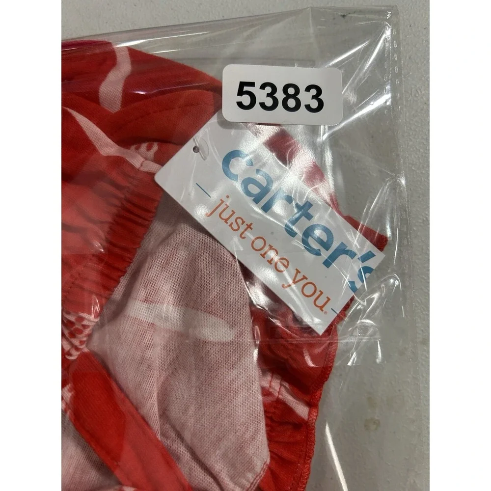 Carters Baby Girl Romper 3 Months Red Floral